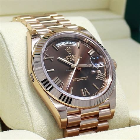 rolex president rose gold replica|rolex rose gold watch price.